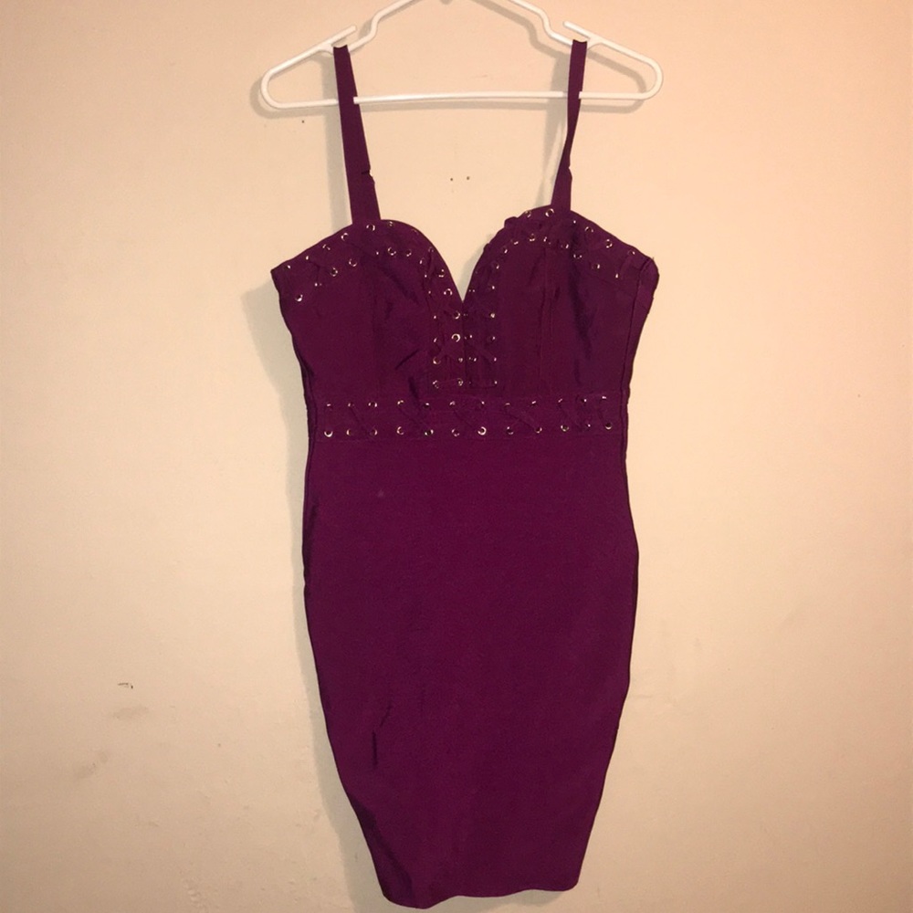 Wow Couture Plum Dress